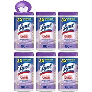 Disinfectant Clean Wipes 480 Count (Pack of 6)