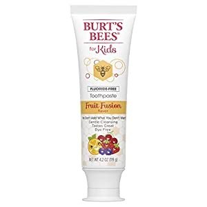 $2.09 Burt’s Bees小蜜蜂儿童牙膏,无氟,水果味道