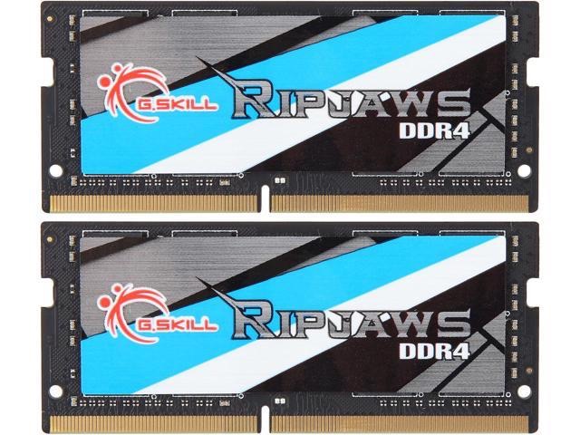 芝奇内存条 G.SKILL Ripjaws Series 32GB (2 x 16G) 260-Pin DDR4 SO-DIMM DDR4 2666 (PC4 21300) Laptop Memory Model F4-2666C19D-32GRS Laptop Memory - Newegg.com