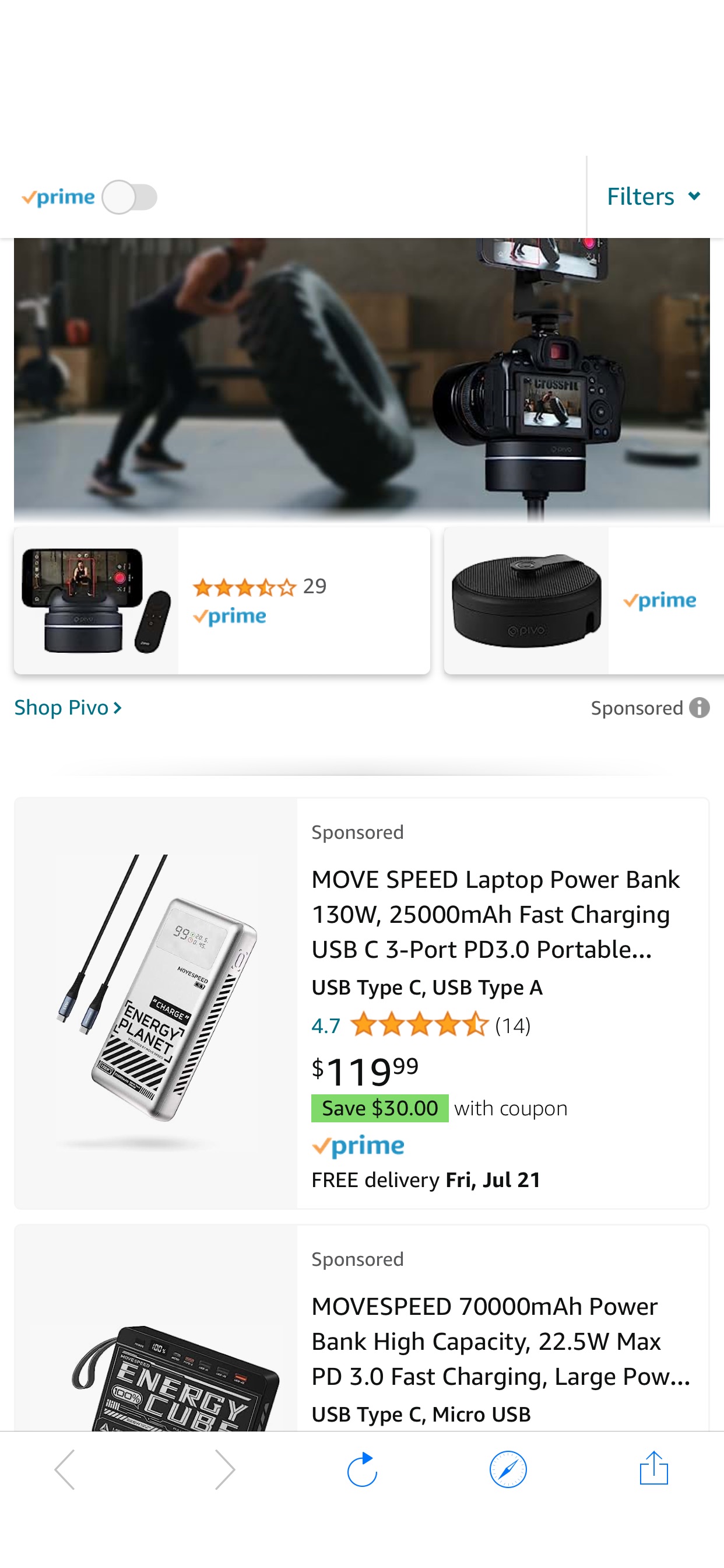Amazon.com : move speed power bank系列