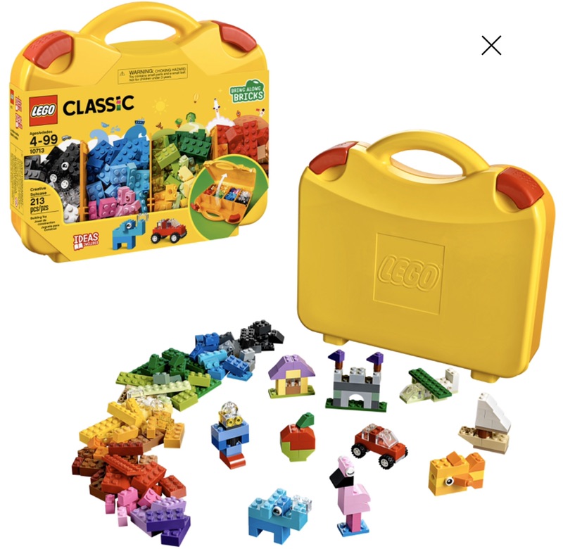 LEGO Classic Creative Suitcase 10713 (213 Pieces) Building Toy - Walmart.com 乐高创意盒子