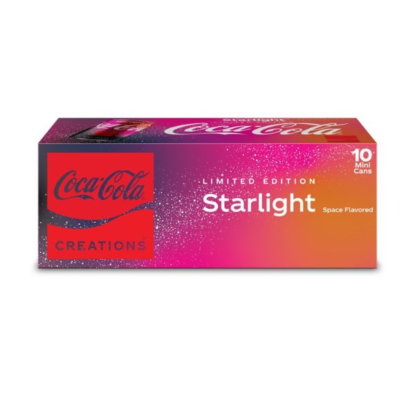 Coca-Cola Starlight Fridge Pack Cans, 7.5 fl oz, 10 Pack