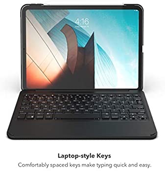 Amazon.com: ZAGG Folio Keyboard - Backlit Tablet Keyboard and Case - Made for iPad Pro 11"" (2018) - Black (103002357) : Electronics