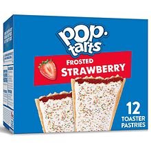 Pop Tarts Toaster Pastries Frosted Strawberry1.69oz x 12 pack