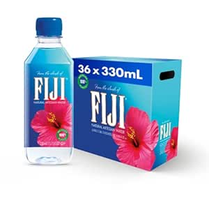 Amazon.com: FIJI Natural Artesian Bottled Water 330 mL / 11.15 Fl Ounce (Pack of 36) 额外6折