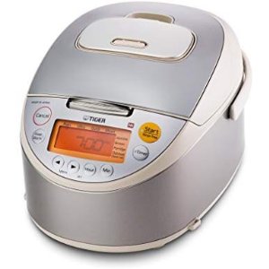 $173.15 Tiger JKT-B10U-C 5.5-Cup Stainless Steel Rice Cooker 虎牌5.5杯米IH电饭煲
