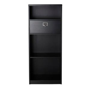 Martha Stewart Solutions Black Storage Open Bookcase