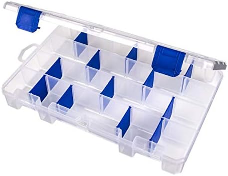 Amazon.com: Flambeau Outdoors 4007 Tuff Tainer, Fishing Tackle Tray Box, Includes [12] Zerust Dividers, 24 Compartments : Everything Else
