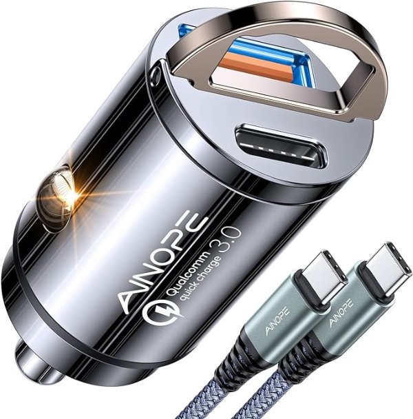 AINOPE 90W USB C Car Charger