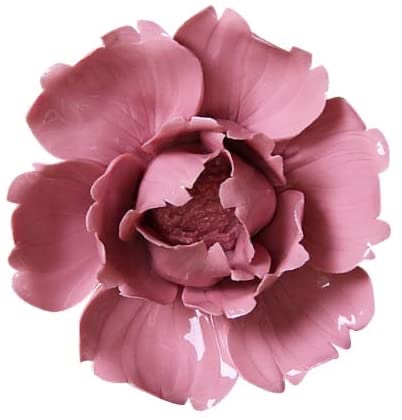 Amazon.com: Insiswiner Ceramic Decorative Flowers 3D Wall Hanging Decor Pink Peony 2.8": Everything Else 墙壁装饰花