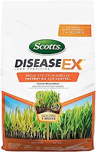 Amazon.com : Scotts DiseaseEx Lawn Fungicide, Controls and Prevents Disease Up to 4 Weeks, Treats Up to 5,000 sq. ft., 10 lbs. : Patio, Lawn &amp; Garden