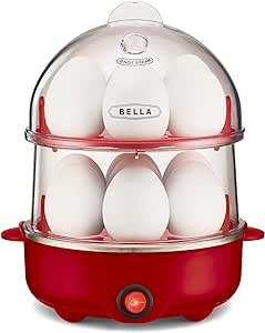 BELLA Rapid Electric Egg Cooker and Omelet Maker with Auto Shut Off