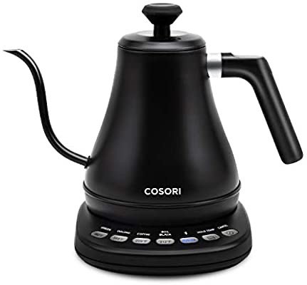COSORI Electric Gooseneck Bluetooth with Variable Temperature Control Pour Over Coffee Kettle & Tea Kettle