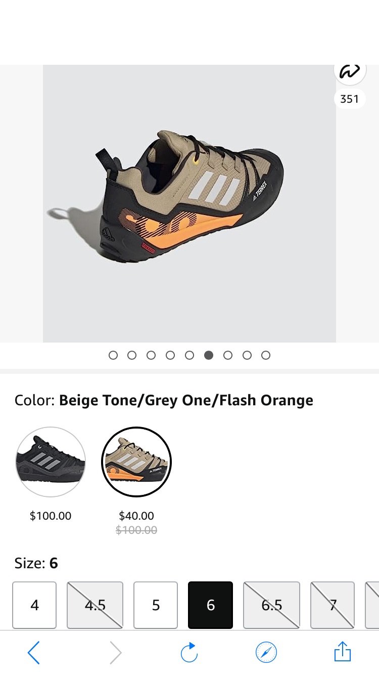 Amazon.com | adidas Swift Solo Approach Shoes Men's, Beige, Size 6 |运动鞋