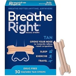 Breathe Right Original Nasal Strips 30 Count