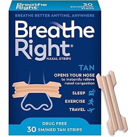 Breathe Right Original Nasal Strips 30 Count