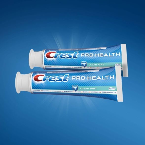 口腔护理用品Crest Pro-Health Smooth Formula Toothpaste Clean Mint Paste - 4.6oz/2pk : Target