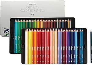 Amazon Basics Premium Colored Pencils 72 Count Set