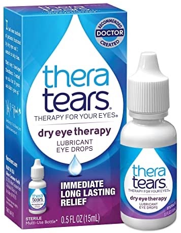 Amazon.com: TheraTears Eye Drops for Dry Eyes, Dry Eye Therapy Lubricant Eyedrops, Provides Long Lasting Relief, 15 mL, 0.5 Fl Oz (Pack of 1) : Everything Else眼药水