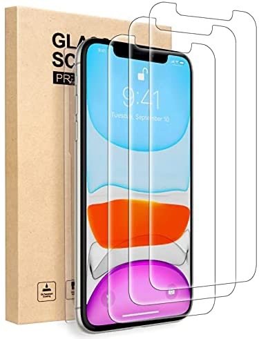 IKABO Compatible with iPhone XR Screen Protector 3-pack