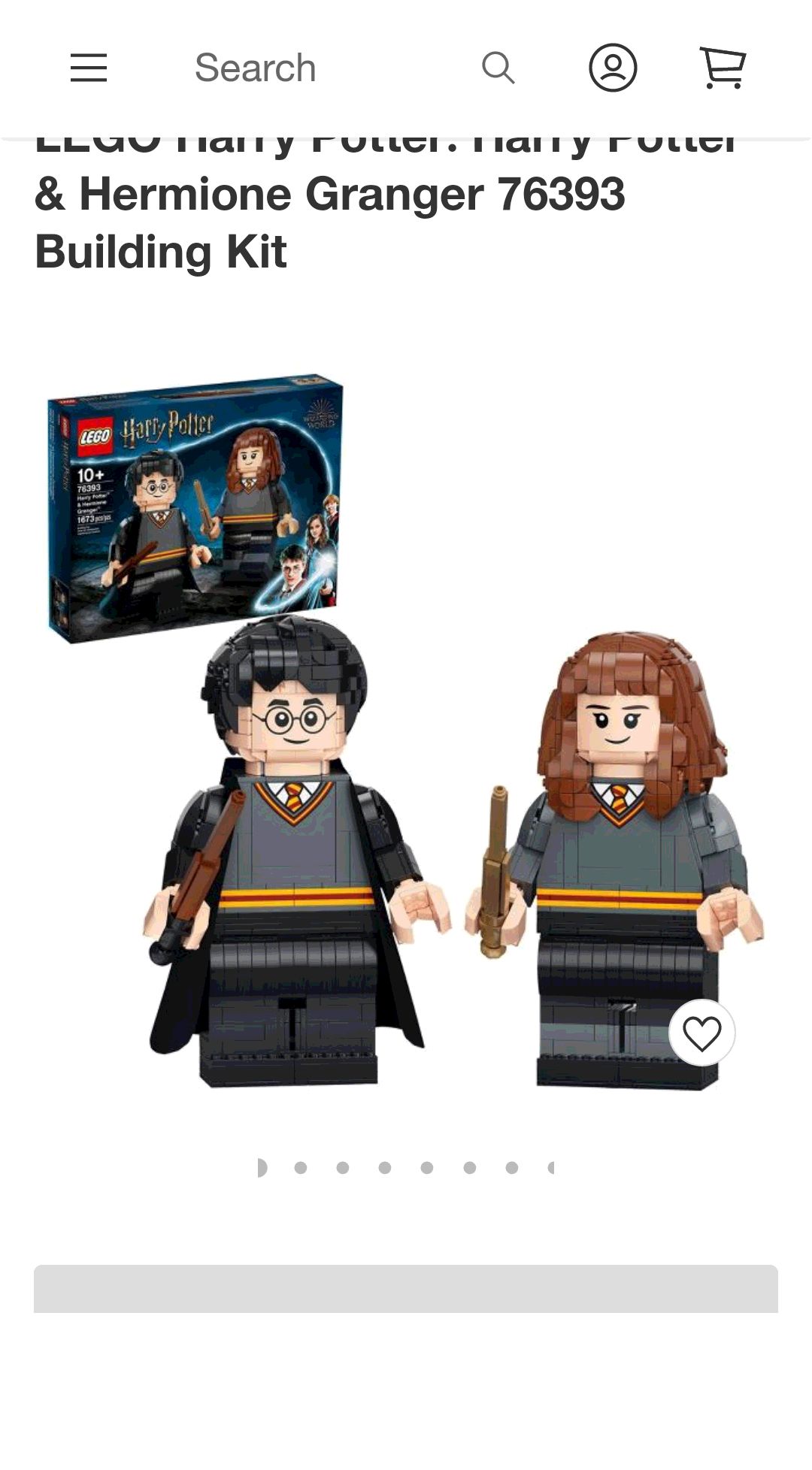 Lego Harry Potter: Harry Potter & Hermione Granger 76393 Building Kit : Target