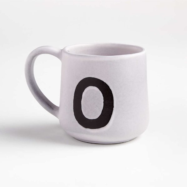 "O" Monogrammed Mug