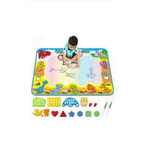 $16.98 水画画毯子: Large Aqua Drawing Mat for Kids Water Painting Writing