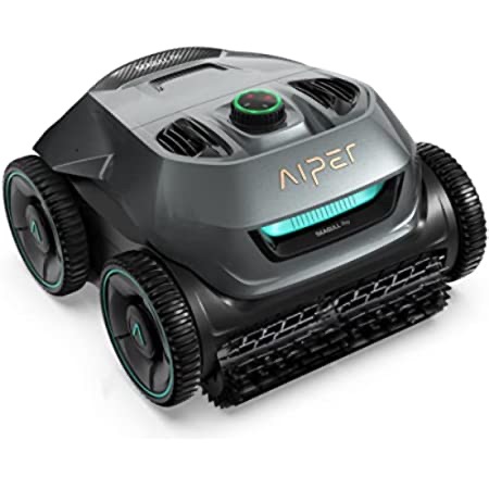 Amazon.com: (2023 New) AIPER Seagull Pro Cordless Robotic Pool Vacuum Cleaner, Wall Climbing and Smart Navigation, 180 Mins Battery time, Strong Power Scrubbing Brush for Above/In-Ground Pools up to 60 FT : Clothing, Shoes & Jewelry