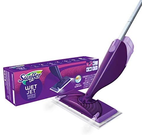 Amazon.com: Swiffer WetJet Hardwood and Floor Spray Mop Cleaner Starter Kit 拖把组合