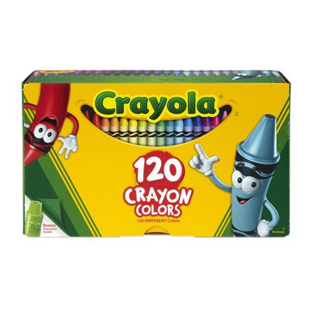 Crayola Giant Box 蜡笔套装配有卷笔刀，120支