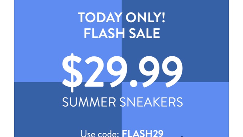 $29.99 Sneaker Flash Sale | Sperry休闲鞋特价