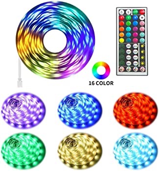 Amazon.com: Ksipze Led Strip Lights RGB Music Sync Color Changing, Led Lights with Smart App Control Remote,75ft Led Lights for Bedroom Lighting Flexible Home Decoration : Tools & Home Improvement
