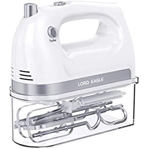 LILPARTNER Hand Mixer Electric, 400w Ultra Power Kitchen Hand Mixer With 2x5-Speed