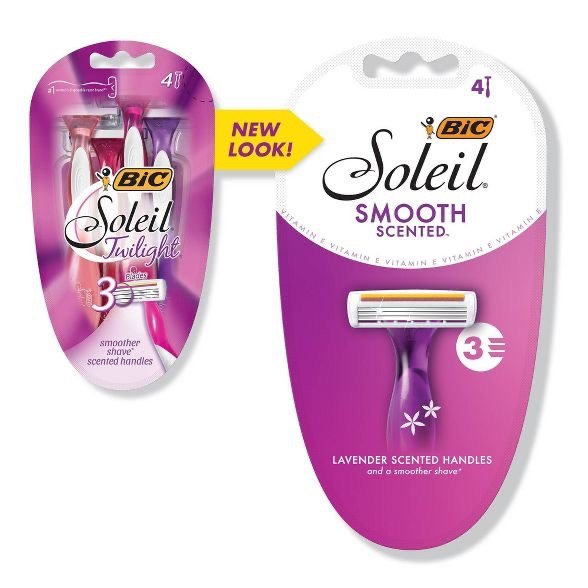 Soleil Smooth Scented 3-Blade Women's Disposable Razors