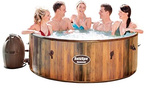 Amazon.com : Bestway 充气热水浴缸，家庭式温泉泡浴，尺码71英寸x 26英寸，可以做全身spa，放松肌肉，温养皮肤。原价$1729.99，现价$786.10，无需折扣码。