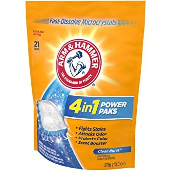 4-in-1 Laundry Detergent Power Paks, 21 Count