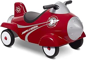 Amazon.com: Radio Flyer Retro Rocket Ride On, Red Ride On Toy for age 12 months to 36 months