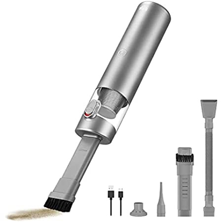 Amazon.com - Brigii Mini Vacuum, Air Duster and Hand Pump 3 in 1,便攜型吸塵器