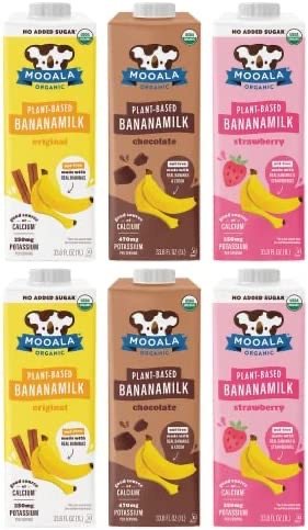 Mooala 有机香蕉奶1L 3种口味 6盒