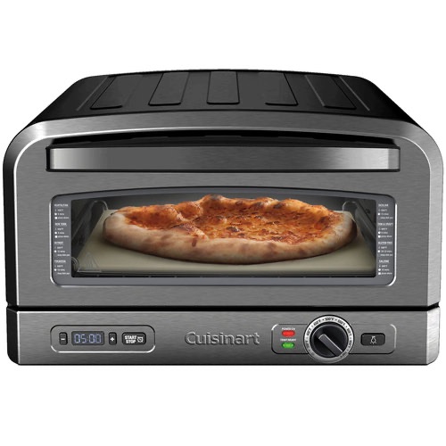 Cuisinart Indoor Portable Countertop Pizza Oven - Black Stainless Steel - CPZ-120BKS | BuyDig.com