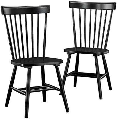 Amazon.com: Safavieh American Homes Collection Burris Country Farmhouse Black Spindle Side Chair (Set of 2) : Clothing, Shoes & Jewelry