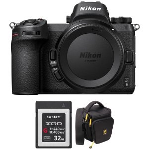 Nikon Z6 Mirrorless + SONY 32GB XQD + Bag $1596.95