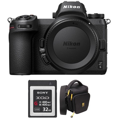 Nikon Z6 Mirrorless + SONY 32GB XQD + Bag
