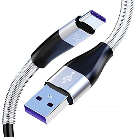 2-Pack Cabepow USB Type C to USB 2.0 Cables (6' + 10')
