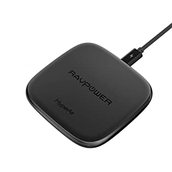 Amazon.com: Wireless Charger RAVPower, 10W Fast Charging Pad for Galaxy S9+ S9 S8+ S8 Note 8 with HyperAir, 7.5W Ultra Thin Stand Compatible iPhone Xs MAX XR X8 Plus (No AC Adapter) 充电板