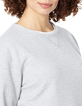 Hanes womens Ecosmart Crewneck Sweatshirt, Light Steel, Small US at Amazon Women’s Clothing store