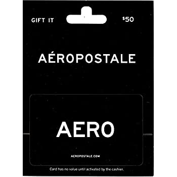 Amazon.com: Aeropostale Gift Card $50: Gift Cards礼卡