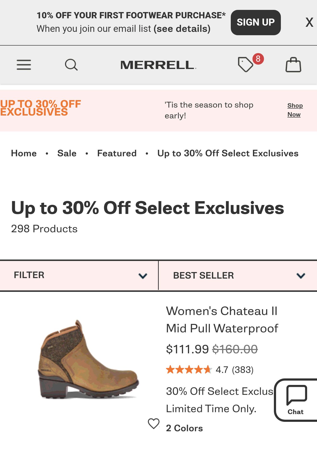 Sale - Up to 30% Off Select Exclusives | Merrell 户外鞋子