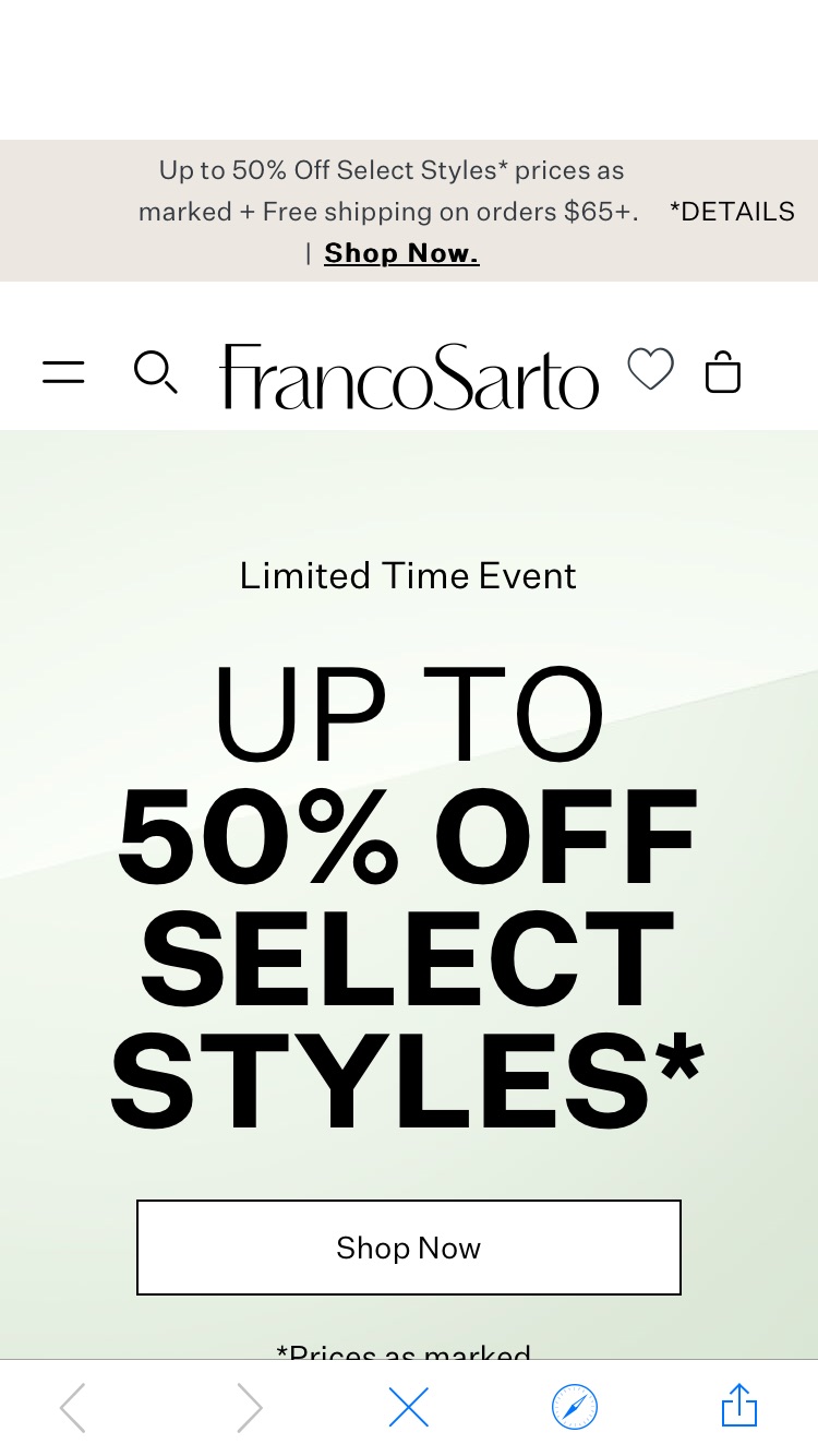 Franco Sarto Shoes for Women 低至五折