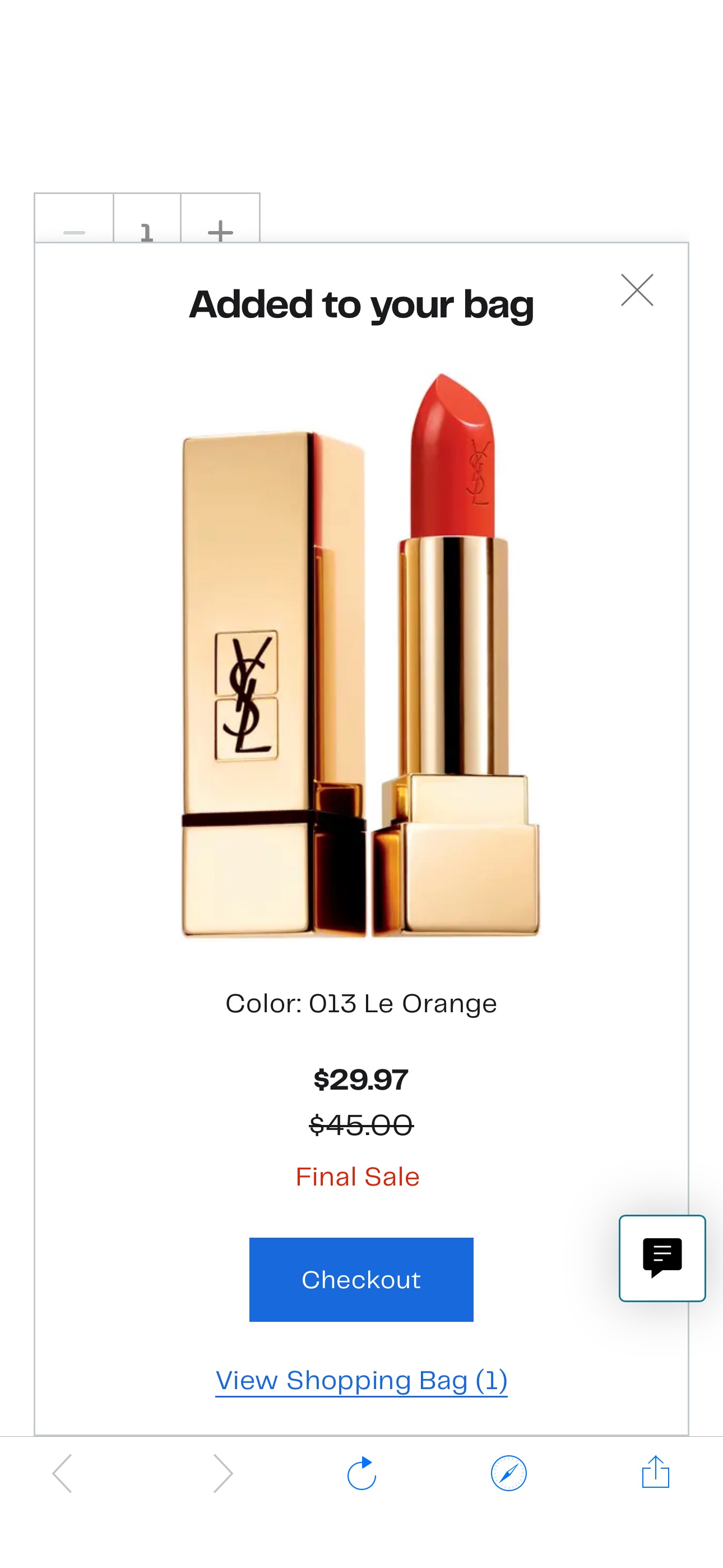 Yves Saint Laurent Rouge Pur Couture Satin Lipstick | Nordstromrack
